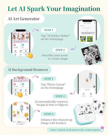 Memoking Mini Sticker Printer - Image 7