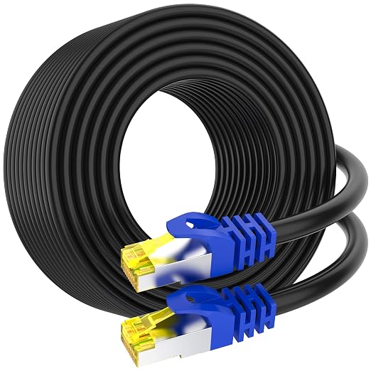Cat 8 Ethernet Cable 90 FT, Heavy Duty High Speed Network Internet Cable by AoforzTech