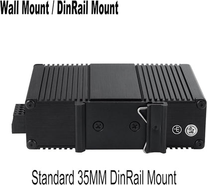 Industrial Mini Gigabit Ethernet Switch 3-Port RJ45 10/100/1000BASE-T+1-Port - Image 6