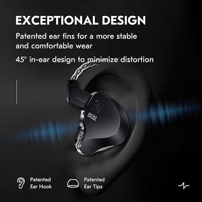 in Ear Monitor Headphones, CCZ DC02 In Ear Monitor Dual Magnetic Circuit DD - Image 5