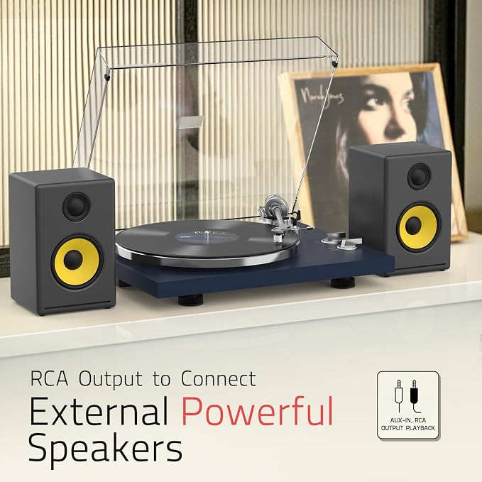 Turntables Belt-Drive Record Player - Image 6