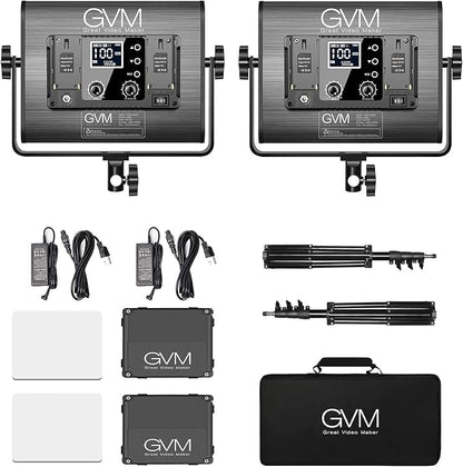GVM RGB LED Video Light with Bluetooth Control, 360° Full Color 1000D PRO Video - Image 7