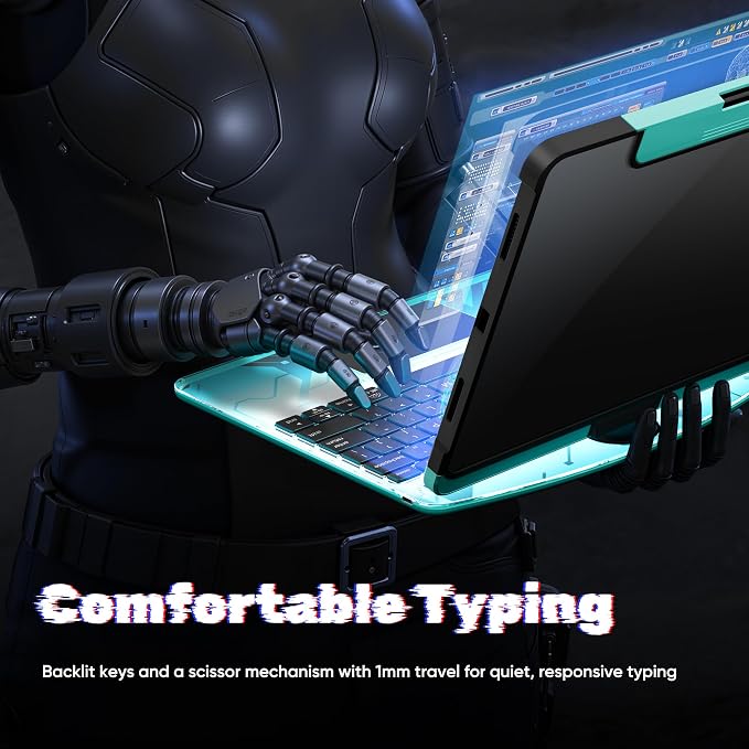 KITONE Transparent Case with Wireless Keyboard only - Image 5