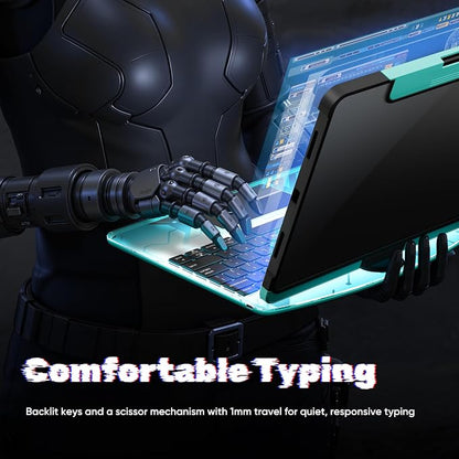 KITONE Transparent Case with Wireless Keyboard only - Image 5
