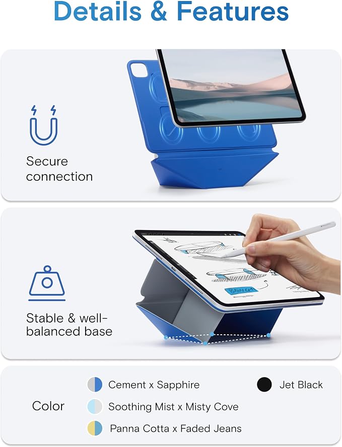 MOFT Dynamic Folio Case for iPad Air 13 Inch M3/M2, iPad Pro 12.9 6th/5th/4th - Image 9