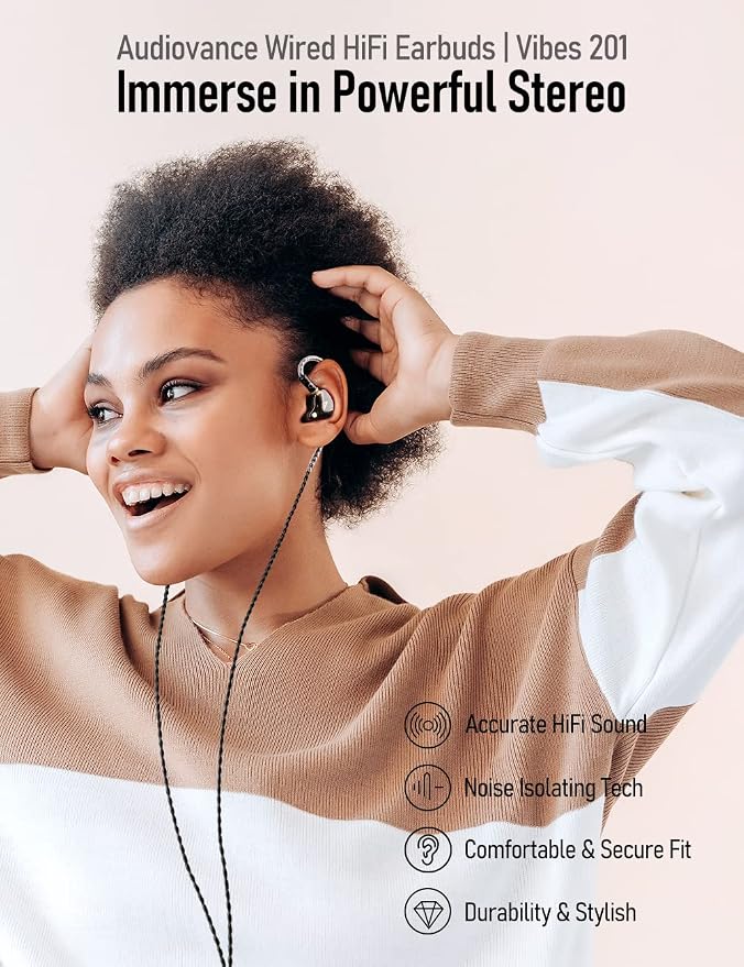 Vibes 201ML Wired Earbuds in Ear Headphones - Image 2