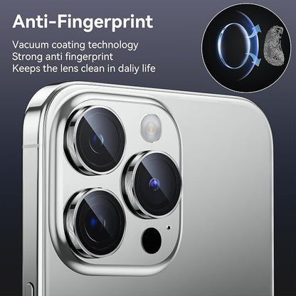 WSKEN for iPhone 15 Pro/iPhone 15 Pro Max Camera Lens Protector, Shatterproof - Image 4