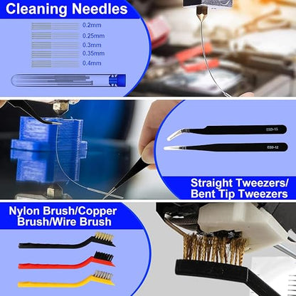 3D Printer Tool Kit, Removal Tools, Digital Caliper, Cutting Mat, Carrying Case - Image 5