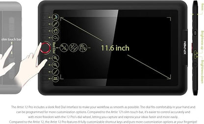 XPPen Artist12 Pro 11.6" Drawing Tablet - Image 2