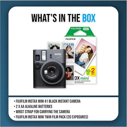 Fujifilm Instax Mini 41 Black Instant Camera - Image 8
