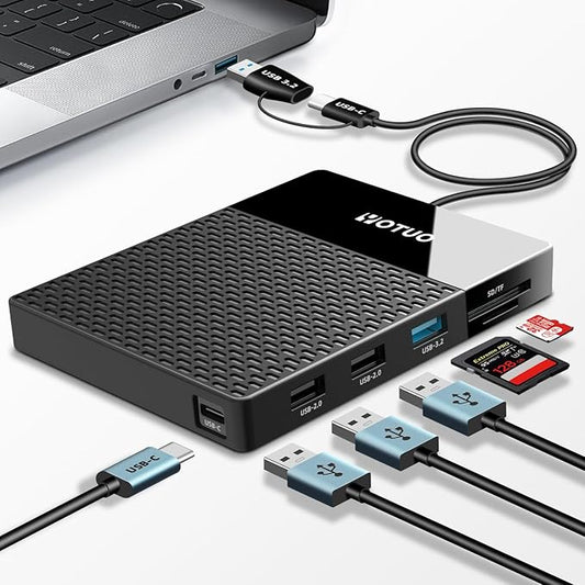 Portable 750GB Docking Station External Hard Drive, USB C Multiport Hub HDD by YOTUO
