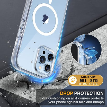 Miracase Magnetic Case for iPhone 13 Pro 6.1 Inch, - Image 4