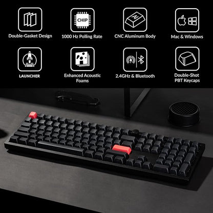 Keychron Q6 Max QMK/LAUNCHER Wireless Bluetooth/2.4 GHz/USB-C Wired Custom - Image 2