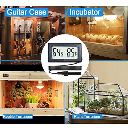 4-Pack Mini Digital Hygrometer Thermometer Gauge - Image 5