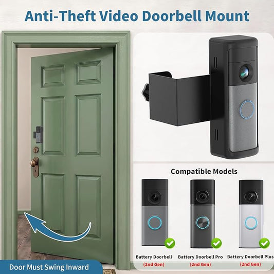 Anti-Theft Ring Doorbell Mount Compatible - Image 2