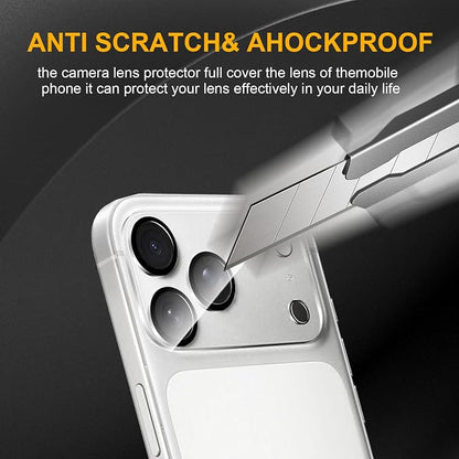 3 Pack Camera Lens Protector for iPhone 17 Pro Max, Tempered Glass, - Image 4