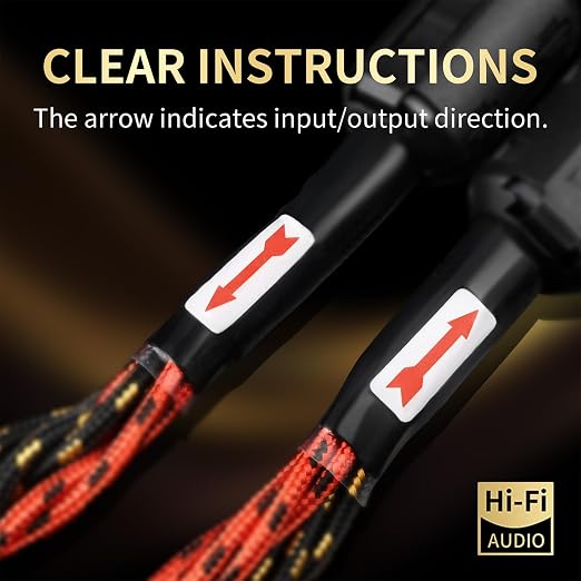 10 AWG Audiophile HiFi Speaker Audio Cable–4N OFC Core, 24K Gold-Plated Banana - Image 6