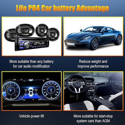 Group48 LiFePO4 Lithium-ion Car Battery Lightweight Design Auto Lithium Battery - Image 6