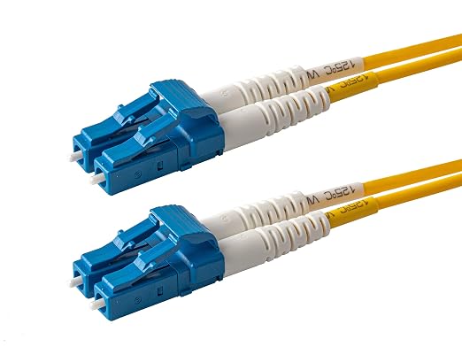 SpeedyFiberTX – 1-Pack 12 Feet LC to LC Fiber Patch Cable, Corning SMF-28 by SpeedyFiberTX