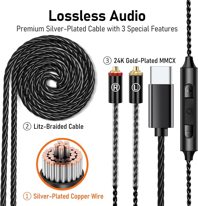 Vibes 202MC USB-C Wired Earbuds - Image 4