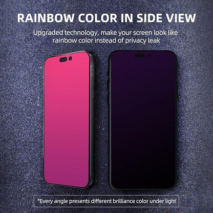 EGKimBa for iPhone 16 Pro Max Privacy Screen Protector, Gradient Color - Image 3