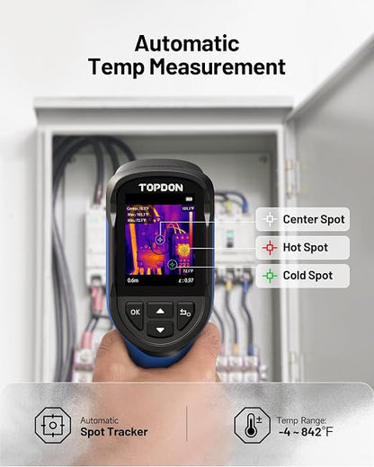 TOPDON TC004 Mini Thermal Imaging Camera, 240 x 240 TISR Resolution, 15-Hour - Image 6
