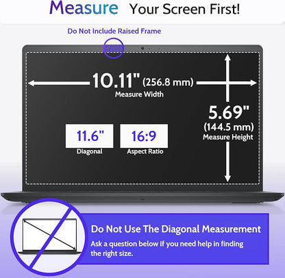 3 Pcs 11.6 Inch Anti Blue Light Screen Protector Compatible - Image 5