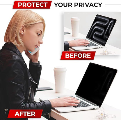 Magnetic Privacy Screen for MacBook Pro 14 Inch Removable Laptop Privacy Filter - Image 6