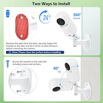 Adhesive Baby Monitor Wall Mount Compatible - Image 4