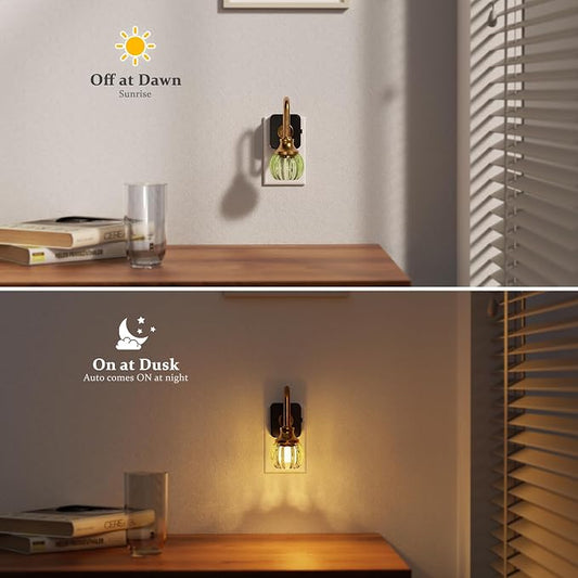 JandCase Night Light, Night Lights Plug into Wall, 0-100 LM Dimmable Nightlights - Image 2