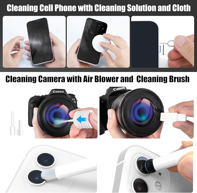 walrfid 2 Pack Laptop Phone Screen Cleaner Kit, Computer Keyboard Brush - Image 4