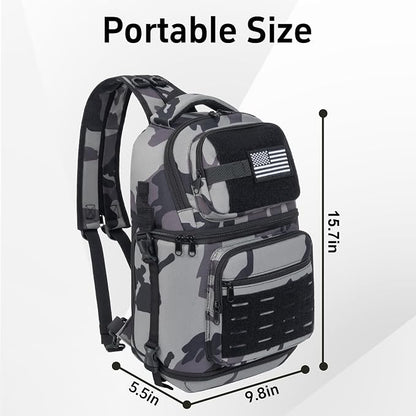 TORIBIO Camera Sling Bag, DSLR/SLR/Mirrorless Camera Bag - Image 6