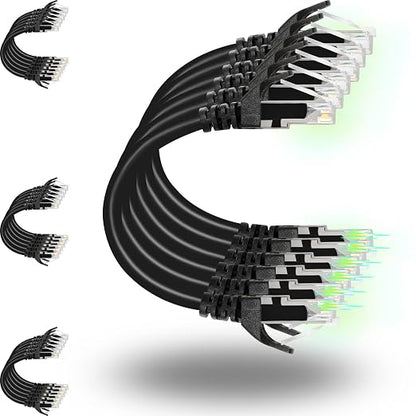 Rapink Patch Cables Cat6 3ft, Ethernet Patch Cable 10G Support, Cat 6 Patch by Rapink