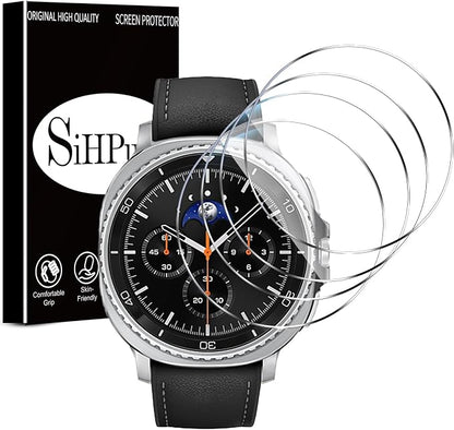 SiHPuoy 4 Pack for Samsung Galaxy Watch 8 Classic 46mm Screen Protector by SiHPuoy