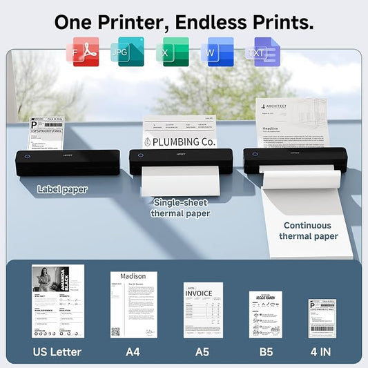 HPRT Inkless Portable Printer Wireless - Image 2