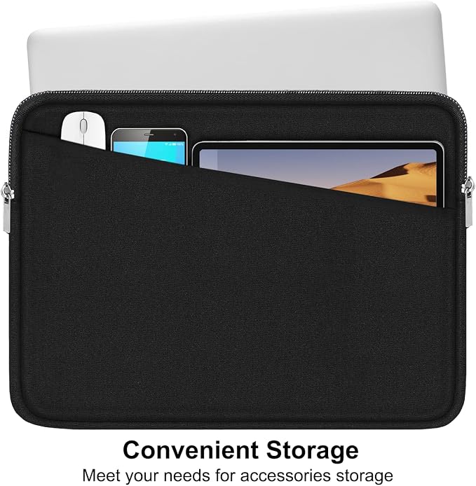 Laptop Sleeve Case 17 inch, Durable Computer Carrying Bag Protective Case - Image 2