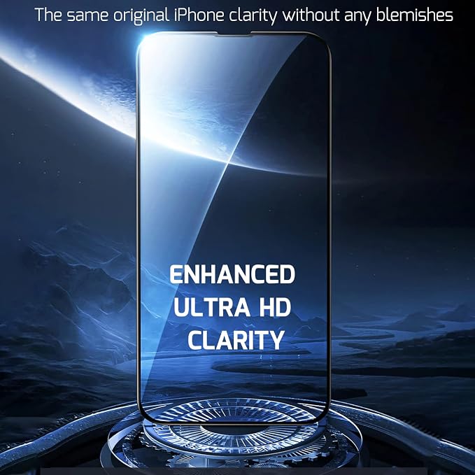 For iPhone 14 Pro Max Screen Protector Tempered Glass Compatible - Image 6