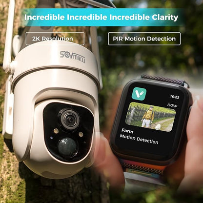 Sovmiku CQ3 4G LTE Cellular Security Camera Wireless Outdoor, $14.9/Month - Image 6