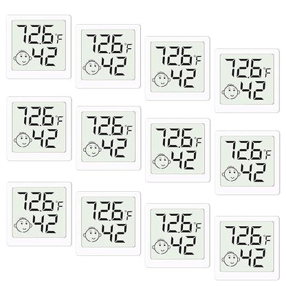 Mini Humidity Meter Hygrometer 12 Pack Room Thermometer Indoor Digital by Unknown