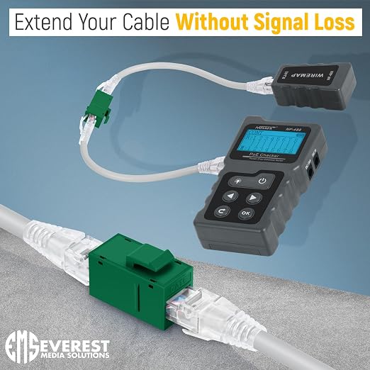 Everest RJ45 CAT6 Keystone Coupler in Green - Image 4