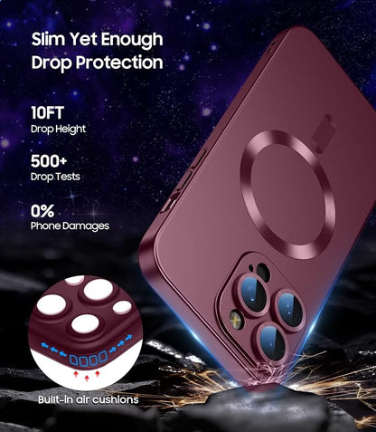 Magnetic for iPhone 16 Pro Max Case Slim Soft Silicone Bumper Shockproof - Image 5