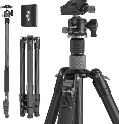 SmallRig AP-20 Carbon Fiber Tripod, 62.2" Camera Tripod Monopod by SmallRig