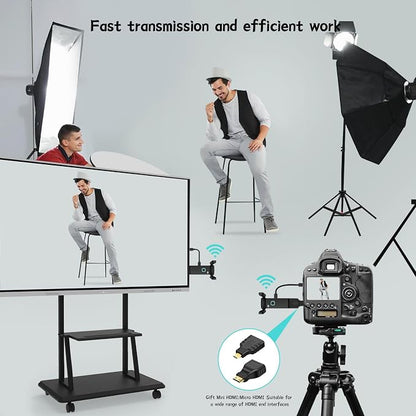 Wireless HDMI 4 Receivers and Transmitter, No Hot, Extender Plug and Play - Image 6