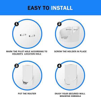 Router Shelf Wall Mount for Tp Link Deco X68 XE75 XE75 Pro AXE5400 Deco Mesh - Image 7