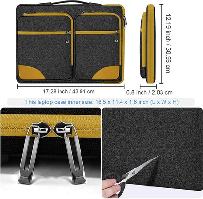 Hseok Ultra-Slim Laptop Case 17 17.3 inches Sleeve Protective PC Briefcase - Image 2