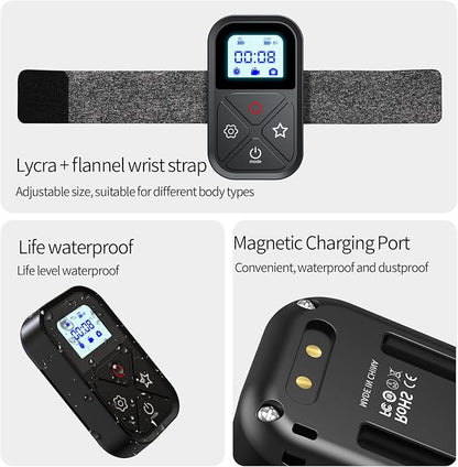 Remote Control for GoPro, TELESIN Magnetic Wireless Remote Controller - Image 6