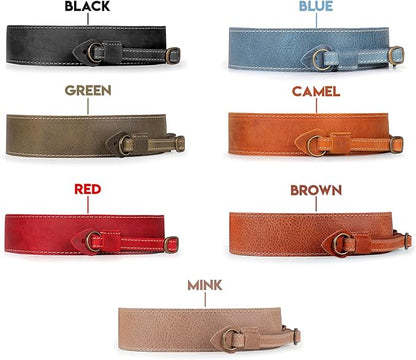 MegaGear SLR, DSLR Sierra Series Genuine Leather Camera Shoulder or Neck Strap - Image 5