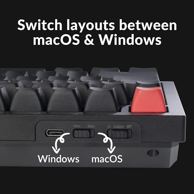 Keychron Q6 Max QMK/LUANCHER Wireless Bluetooth/2.4GHz/USB-C Wired Custom - Image 7