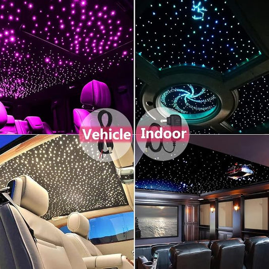 Fiber Optic Light Car Ceiling Starlight Headliner Kit 500 Pieces 0.03in 9.8ft - Image 2