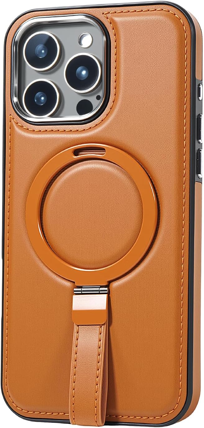 Leather Case, Suitable for iPhone 15 Pro Max Case, Invisible Magnetic Design - Image 8